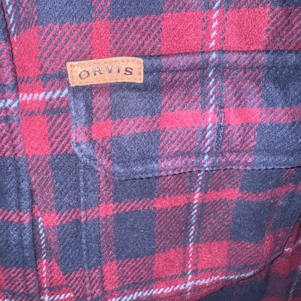 Orvis Heavy Duty Flannel Shacket large - Picture 3 of 6